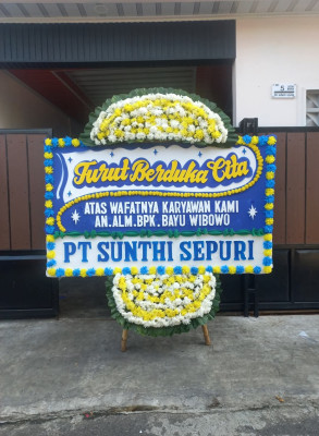 Papan Bunga Duka di Batu Ampar